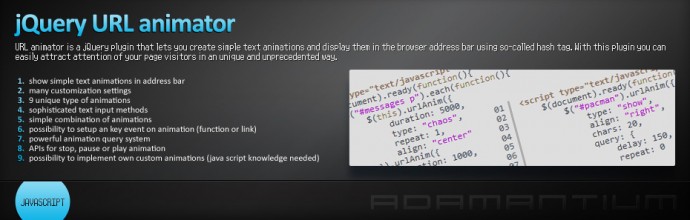 jQuery URL Animator